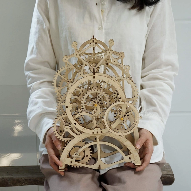 Zegar wahadłowy - 3D drewniane puzzle