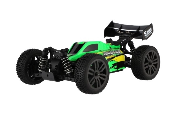 Samochód RC Buggy Bonzai Jubatus terenowy 30cm plastik 2,4GHz na baterie + 2x dodatkowy pakiet w pudełku 40x14x21