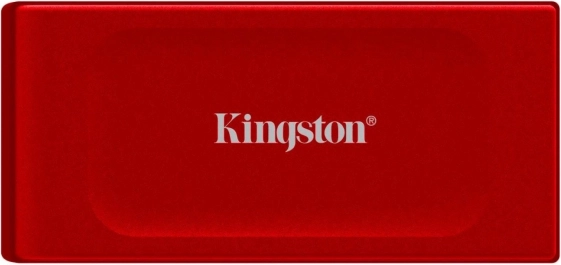 Zewnętrzny dysk SSD Kingston XS1000 1 TB USB 3.2 Gen 2, czerwony