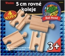 Maxim 5 cm proste tory – łączniki 4 szt.