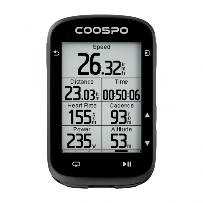 Licznik rowerowy Coospo z GPS i wydajnością dla rowerzystów