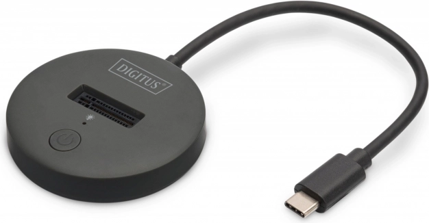 Stacja dokująca dla SSD M.2 NVMe/SATA z USB‑C 3.2 Gen2 10 Gbps, czarna