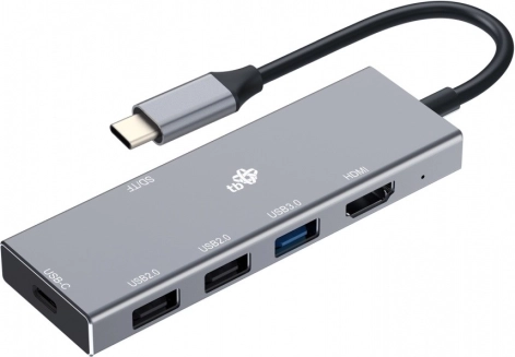 Rozdzielacz USB‑C 7‑w‑1 z HDMI, USB, PD i czytnikiem kart