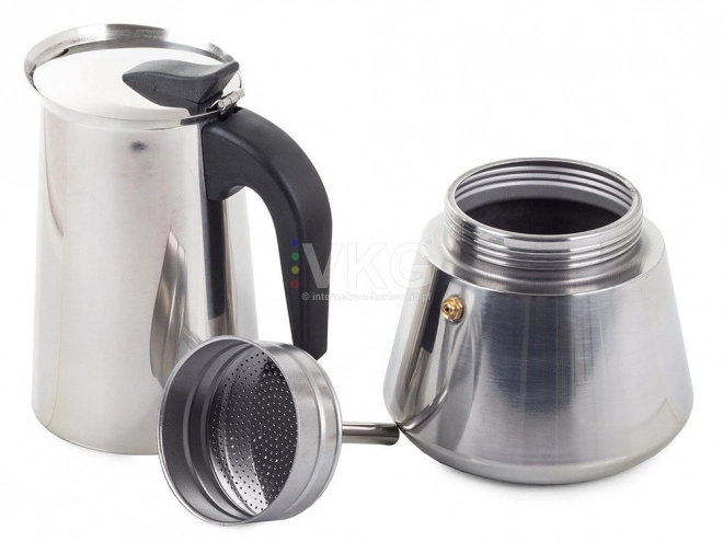 Włoski czajnik moka 12 filiżanek 600 ml stal nierdzewna