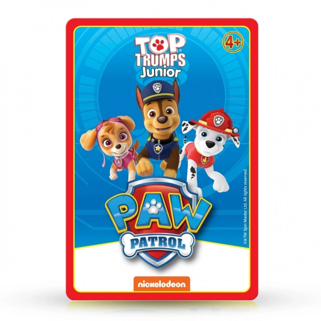 Top Trumps gra karciana z Psiego Patrolu