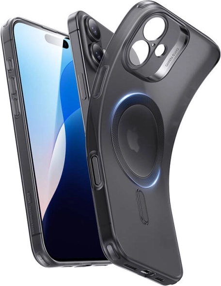 ESR Zero Clear HaloLock etui do iPhone 16 Plus, czarne