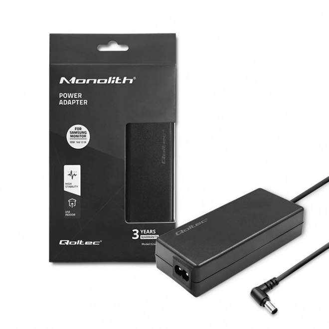 Adapter sieciowy do monitora Samsung 30W | 14V | 2,1A | 6,5*4,4 | + kabel zasilający
