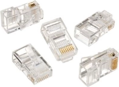 Wtyk sieciowy RJ45 do przewodu jednodrutowego (100 szt.)