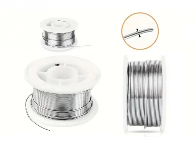 Cyna do lutowania z topnikiem 80g 1mm