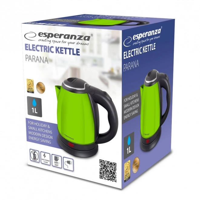 Czajnik elektryczny Parana 1,0 l zielony