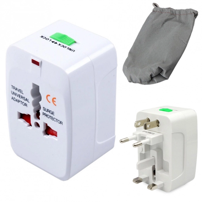 Uniwersalny adapter podróżny z wtyczkami