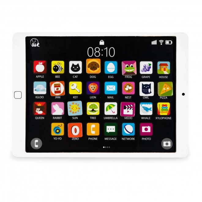 Drewniany edukacyjny tablet, magnetyczna tablica ECOTOYS