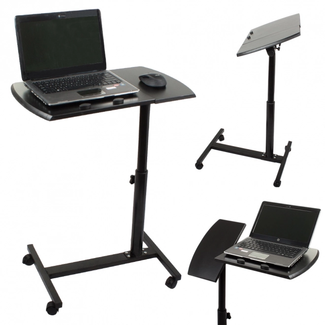 Regulowany stół na laptopa z kółkami