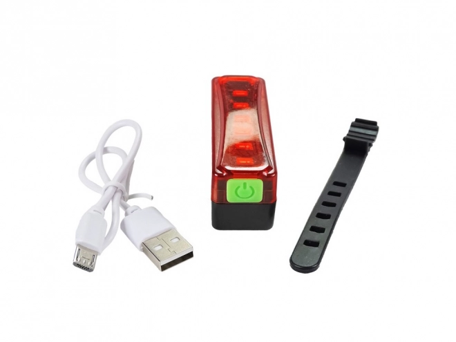 Tylne Światło LED na Rower USB
