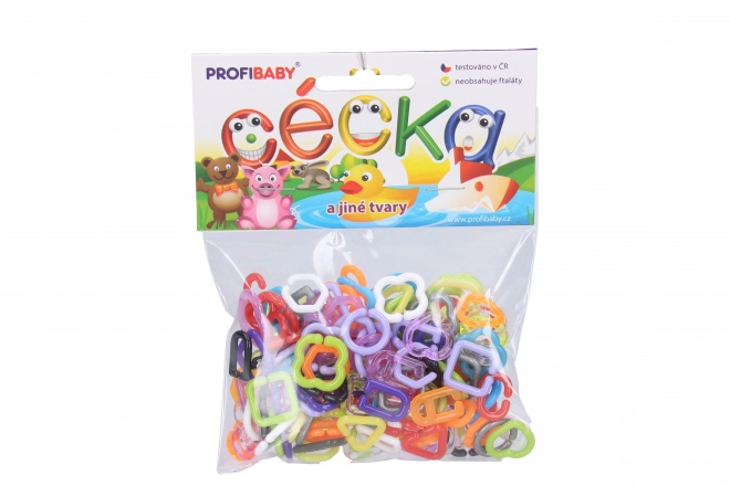 Kolorowe Ceczka i inne kształty 150 szt.
