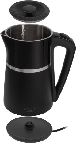 Podwójna ścianka dla bezpiecznego dotyku i dłuższego utrzymania ciepła