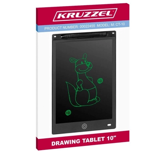Tablet rysunkowy 10" czarny XL KRUZZEL 22455