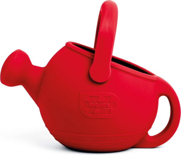 Bigjigs Toys silikonowa konewka – czerwona