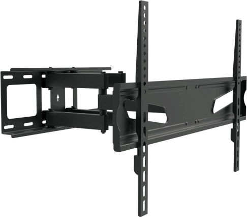 Ścienny uchwyt do TV 37–80" uniwersalny, max. 45 kg, VESA 600×400, czarny