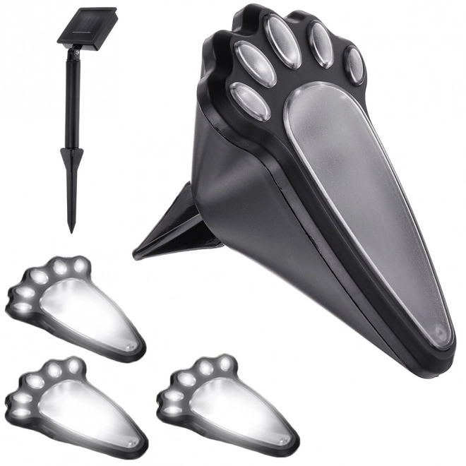 Solarne lampy ogrodowe z łapkami LED 4 szt.