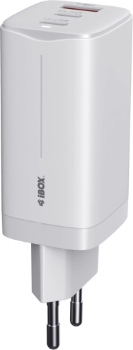 Sieciowa ładowarka GaN 65 W USB‑C, biała