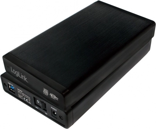 zewnętrzna obudowa na HDD 3,5" SATA z USB 3.0, czarna aluminiowa