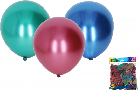 Nadmuchiwany chromowany balonik 25 cm