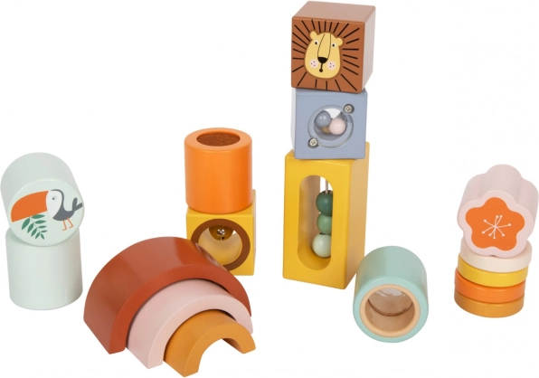 Sensoryczne klocki Safari od Small Foot