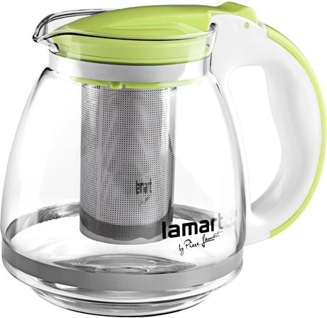 Szklany dzbanek z zaparzaczem 1,5 l Lamart