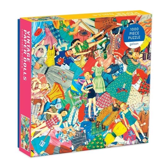 Galison Puzzle Papierowe Lalki Vintage 1000 Elementów