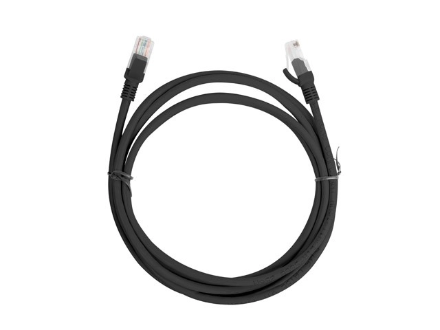 Patchcord kategorii 6 2m czarny