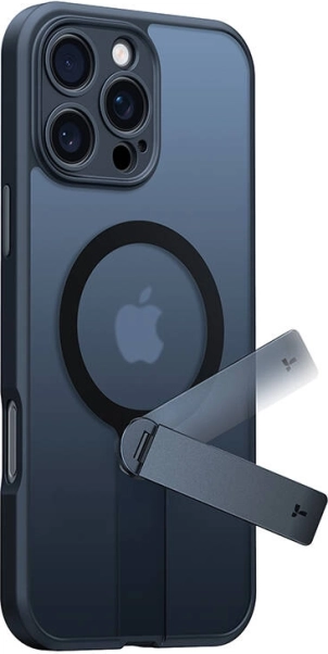 Torras Pstand Spin etui do iPhone 16 Pro czarne