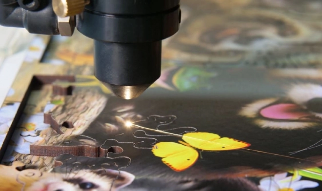Drewniane puzzle Śniadanie w Paryżu 2w1