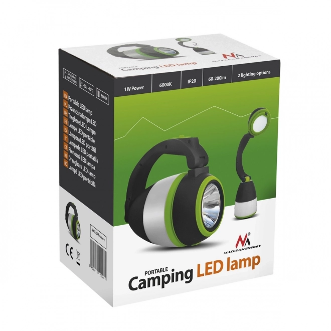 LED latarka kempingowa 3 w 1 stolik lampka funkcja powerbanku MCE298