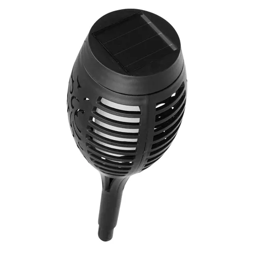 Solarny lampa ogrodowa z efektem płonącego płomienia