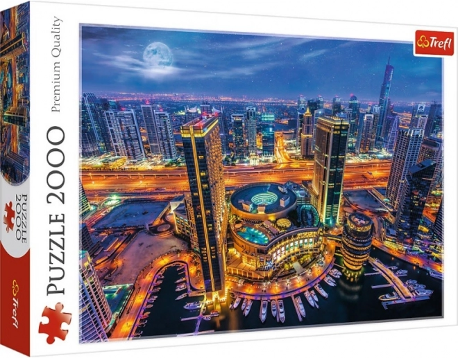 Puzzle 2000 elementów Światła Dubaju