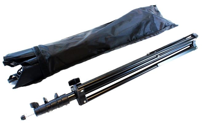 Stabilny aluminiowy statyw o wysokości 80–190 cm