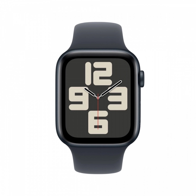 Apple Watch SE GPS, aluminiowa koperta 40 mm w kolorze północy ze sportowym paskiem w kolorze północy - rozmiar S/M