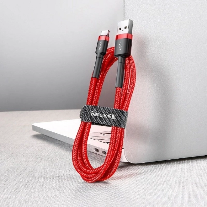 Baseus Cafule USB-C kabel 2A 3m - czerwony