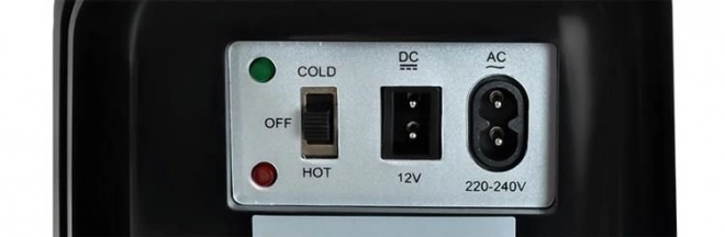 Ruhhy Przenośna czarna mini - lodówka 4L 12V/220V