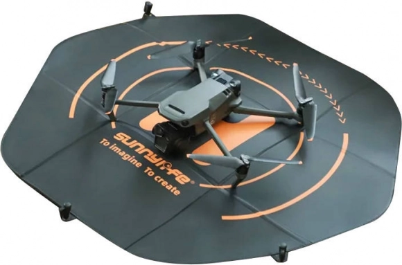 Dwustronna mata do lądowania dla dronów Sunnylife 80 cm sześciokąt