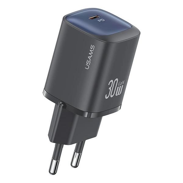 30W GaN szybka ładowarka USB-C czarna
