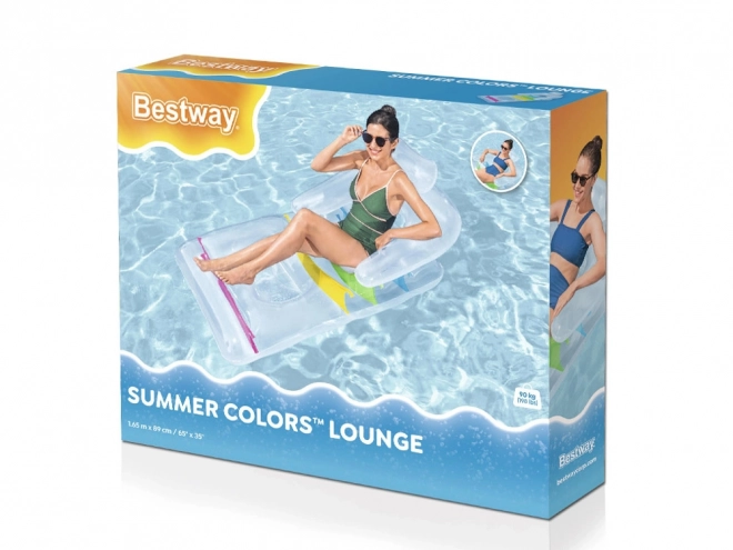 Dmuchany materac Bestway z oparciem