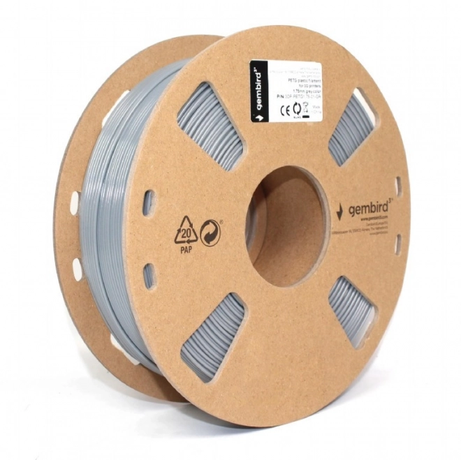 Filament do drukarek 3D PETG/1,75 mm/1 kg/szary