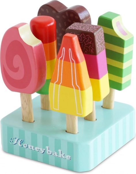 Le Toy Van zestaw drewnianych lodów Honeybake