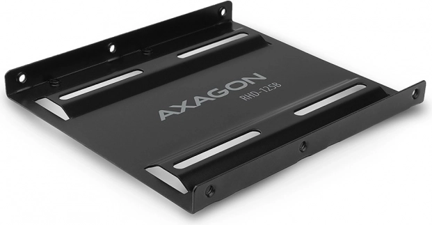 Metalowy adapter do montażu dysku 2.5" w zatoce 3.5" - czarny