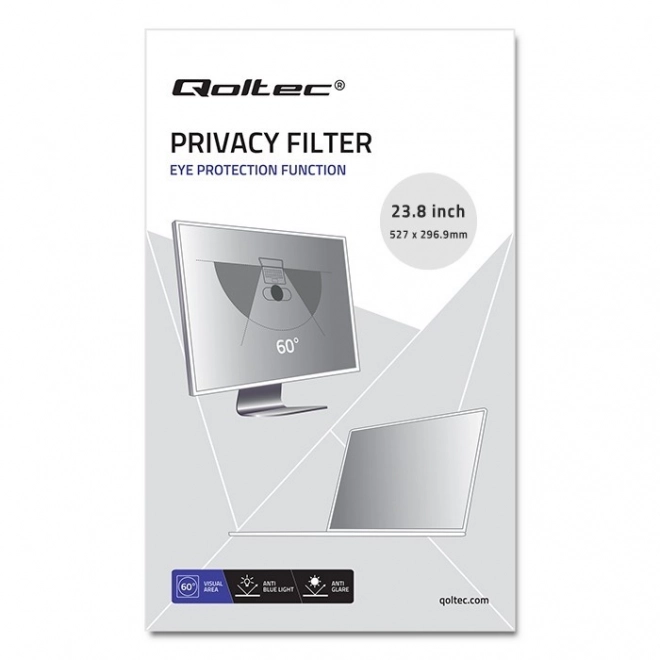 Filtr prywatności na monitor 23.8 cala