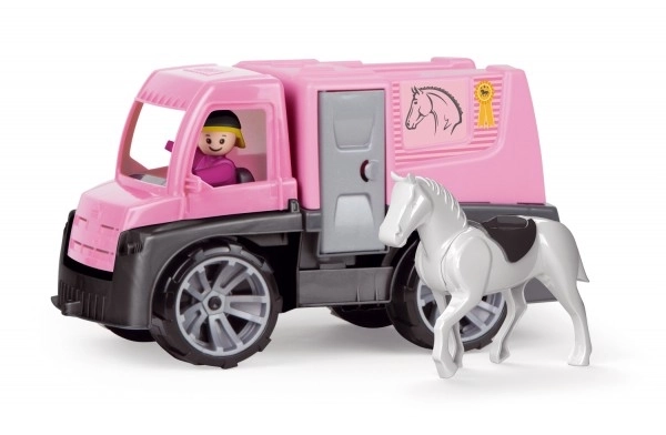 Auto Truxx transport koni z figurkami plastik 26cm w pudełku 39x22x16cm 24m+