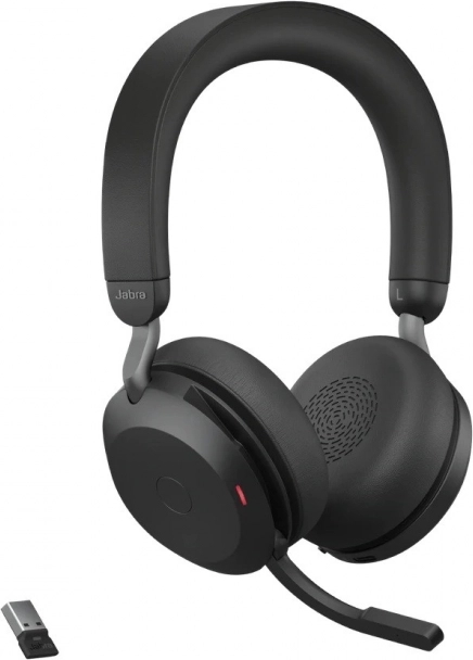 Bezprzewodowe słuchawki Jabra Evolve2 75 z podstawą ładującą