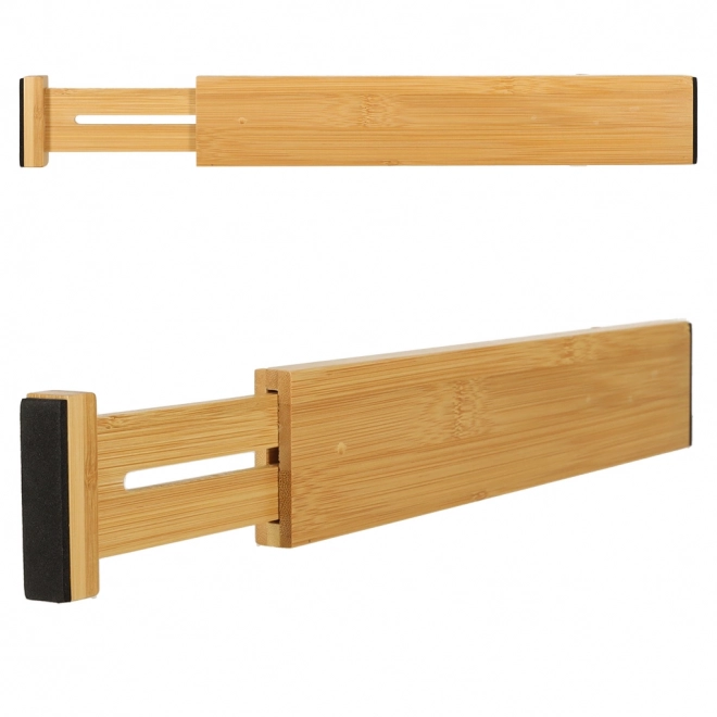 Bambusowy regulowany organizer do szuflady
